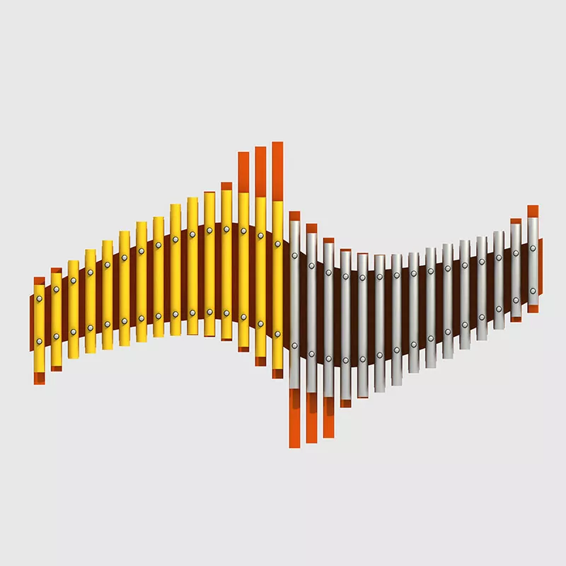 অ্যালুমিনিয়াম খাদ খেলার মাঠ হ্যান্ডপাইপ আউটডোর বাদ্যযন্ত্র