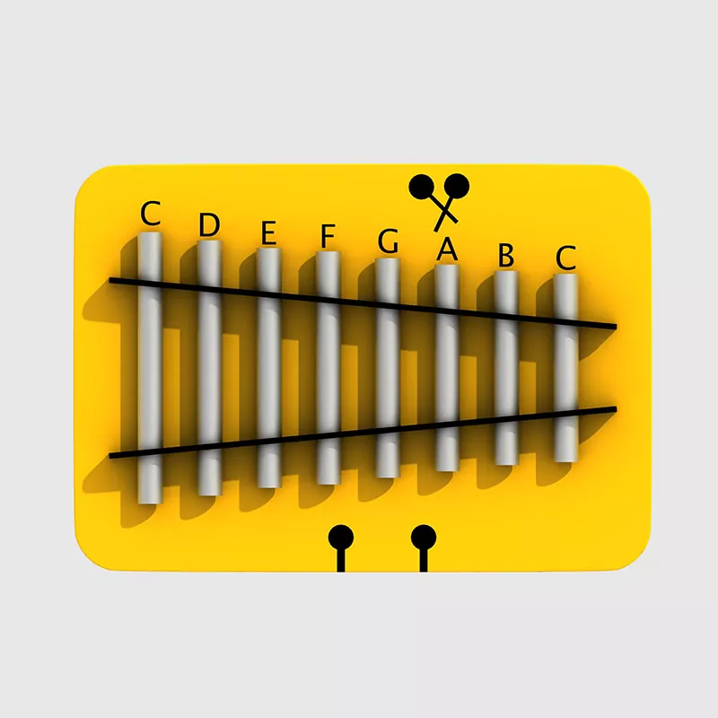 প্যাগোডা বেলস শিশু, কিন্ডারগার্টেন বাণিজ্যিক খেলার মাঠ বাদ্যযন্ত্র